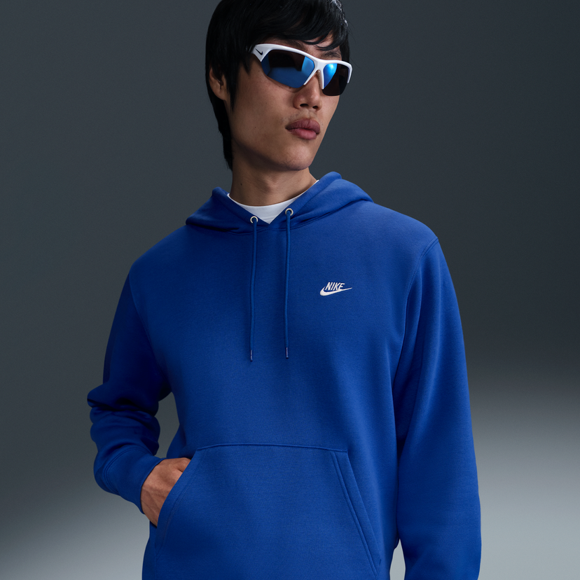 Sweatshirt Nike Nike Club Fleece Hoodie Blå | FN3859-480