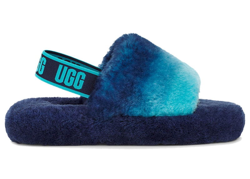 Sneakers och skor UGG Fluff Yeah Slide Gradient Blå | 1120772K-BCB, 0
