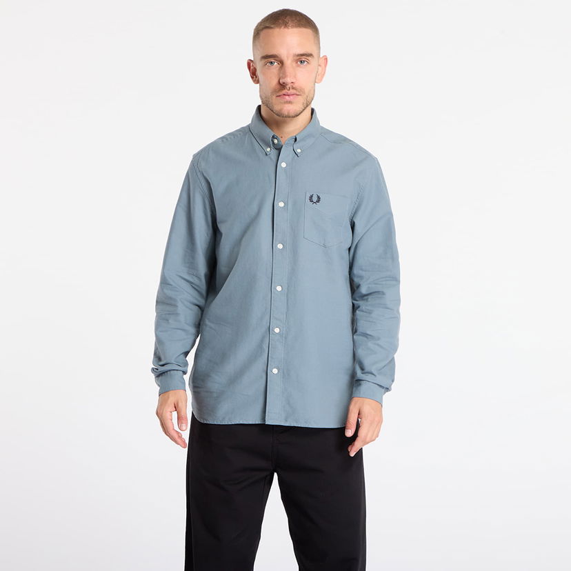 Skjorta Fred Perry Oxford Shirt Blå | M5516 Z20