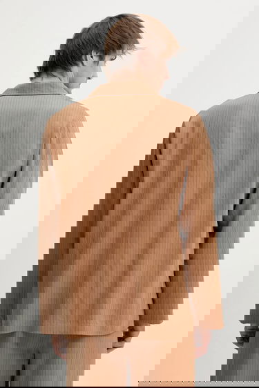 Skjorta Nanushka Nanushka SHAUN Relaxed Fit Shirt Brun | NM25SSTP11575, 2