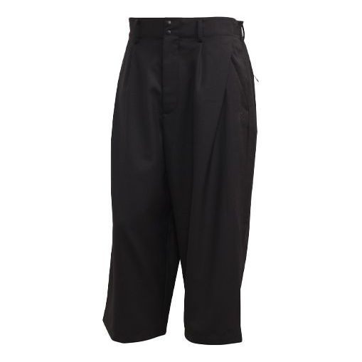 Byxor adidas Originals Classic Winter Cropped Wide Pants Svart | GK7874