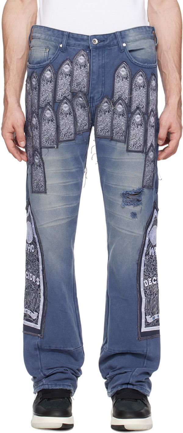 Jeans Who Decides War Who Decides War Patch Trousers Flerfärgad | 1120870013SS24, 0
