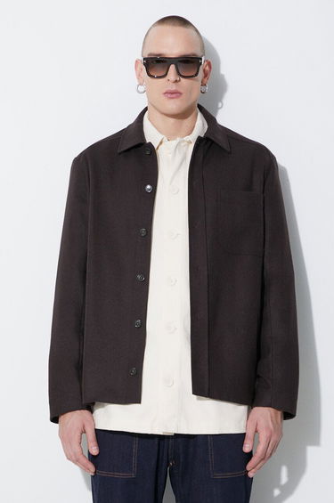 Jacka A.P.C. Wool Jacket Brun | WOAPN.H02871, 0