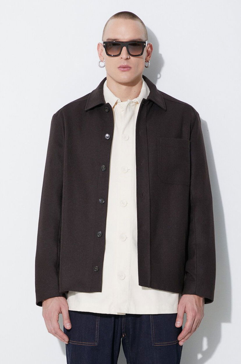 Jacka A.P.C. Wool Jacket Brun | WOAPN.H02871