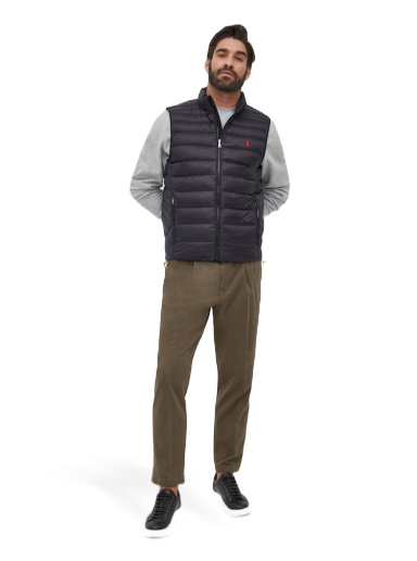 Väst Polo by Ralph Lauren Recycled Lightweight Down Gilet Svart | 710810898012