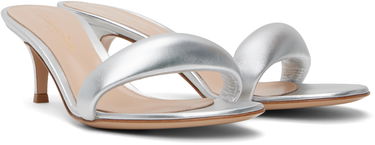 Sneakers och skor Gianvito Rossi Bijoux 85 Mules Metallisk | G18380-55RIC-NPS, 3