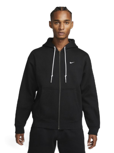 Sweatshirt Nike Solo Swoosh Full-Zip Hoodie Svart | DR0403-010