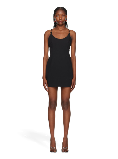 Klä HERON PRESTON Barbedwire Minidress Svart | HWDB073F23FAB0011000