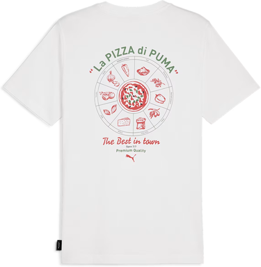 T-shirt Puma Men's Pizza Graphics Tee Vit | 625415-02, 1