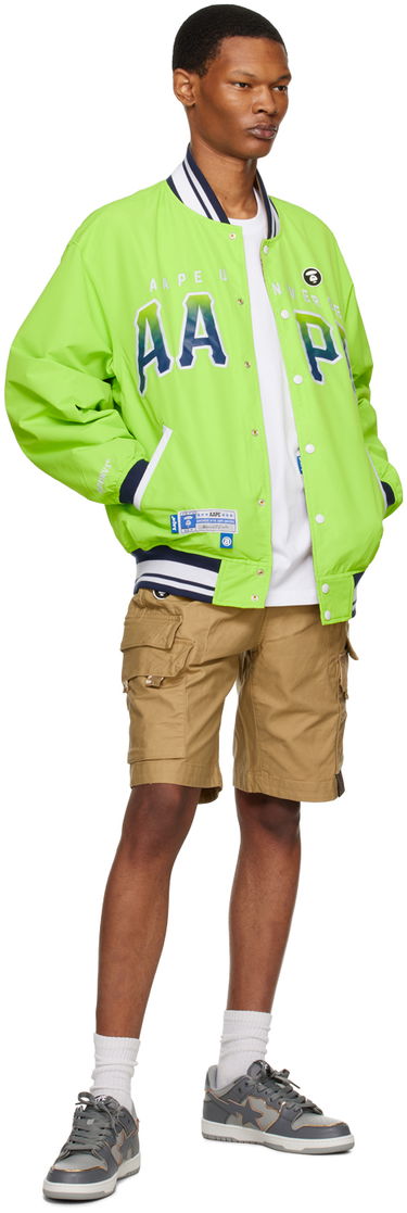 Bomberjacka AAPE by A Bathing Ape AAPE by A Bathing Ape Reversible Bomber Jacket Grön | AAPLJM7581XXKGRN, 4