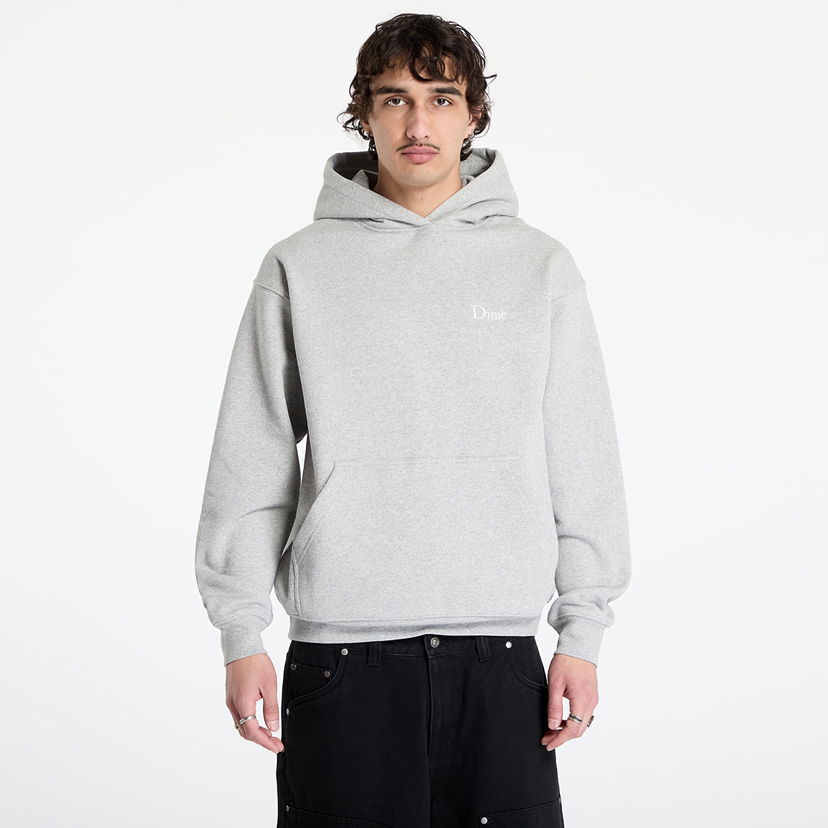 Sweatshirt Dime DIME Classic Small Logo Hoodie Grå | DIME2SP2533GRY