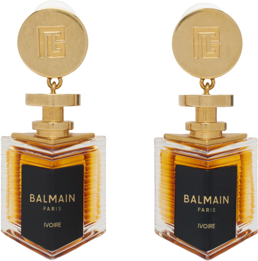 Örhängen Balmain Balmain Perfume Clip-on Earrings Metallisk | EN0XI492KBXI