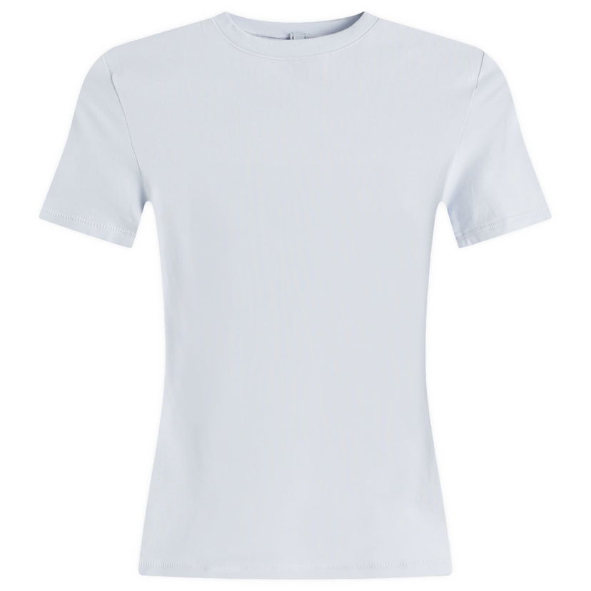 T-shirt SKIMS SKIMS Cotton Jersey T-Shirt, Size Large Vit | AP-TSH-0638-ZENBLUE