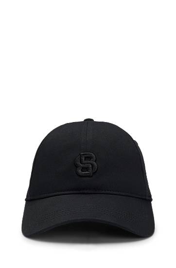 Keps BOSS Cap with Embroidered Monogram Svart | 50533348, 0