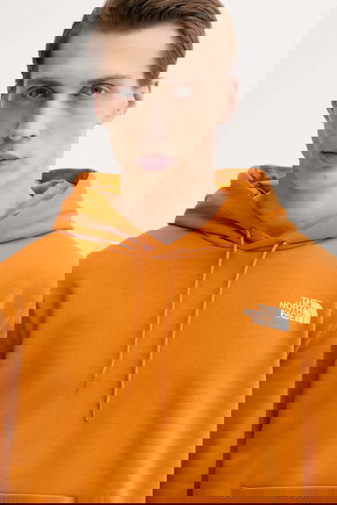 Sweatshirt The North Face Simple Dome Hooded Sweatshirt with Logo Orange | NF0A89FCBRO1, 3