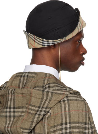 Hatt Burberry Burberry Check Brim Gabardine Bucket Hat Beige | 8112364, 2