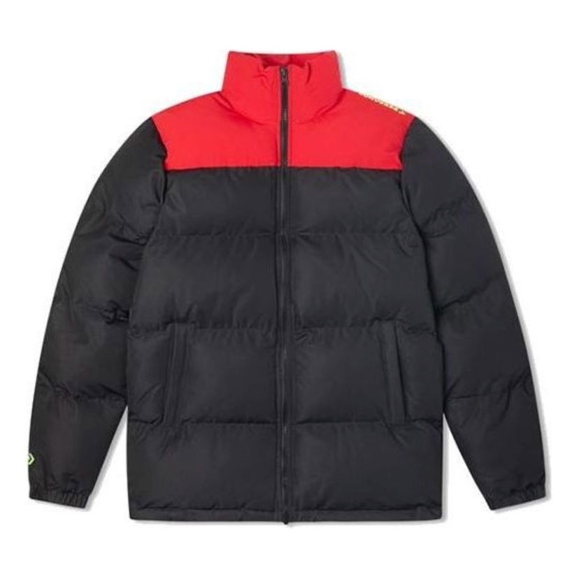 Pufferjacka Converse Colorblock Down Jacket Svart | 10020541-A01