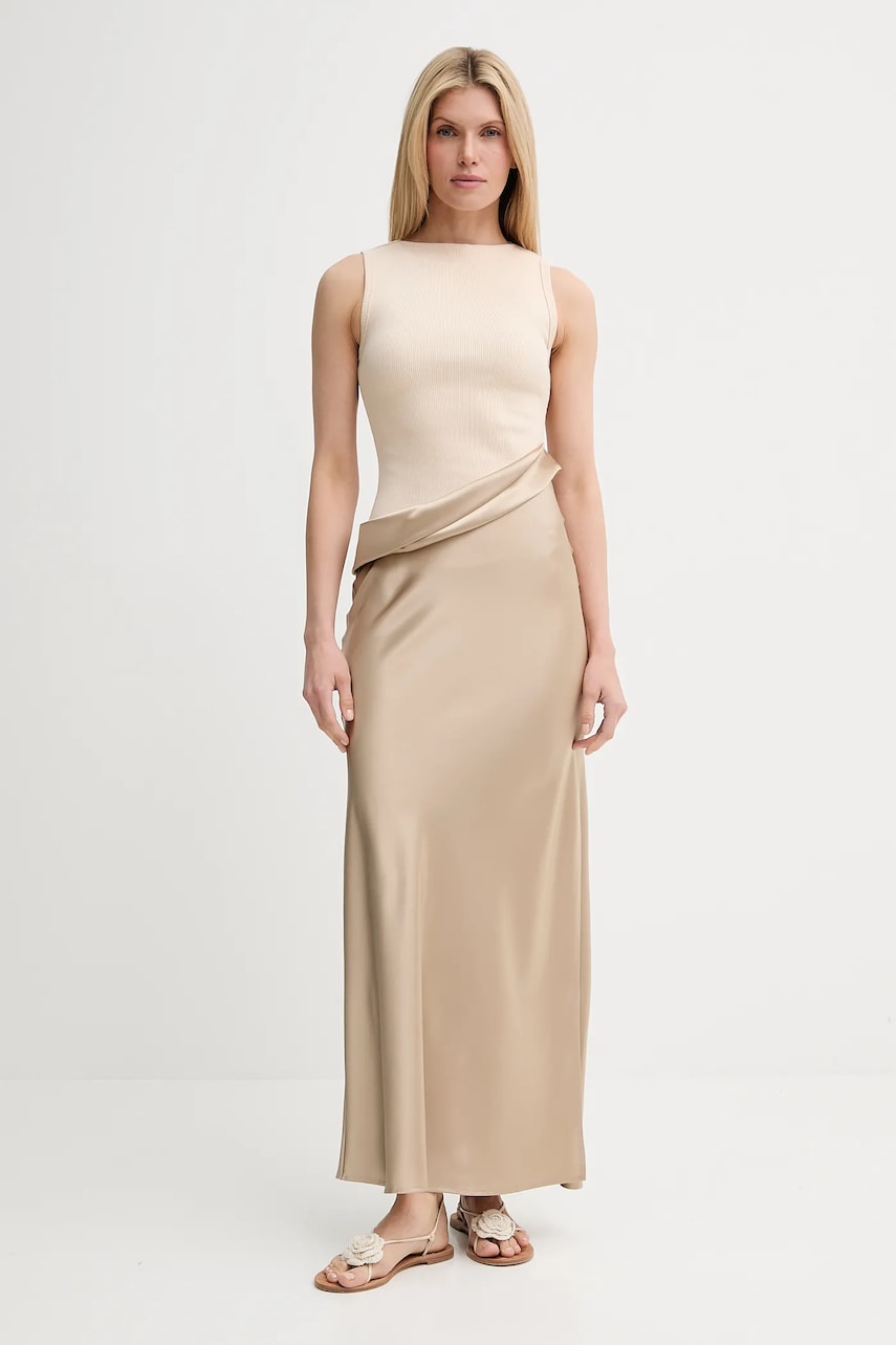 Kjol Nanushka Nanushka COBEE Maxi Skirt Beige | NW25SSDR21175, 0