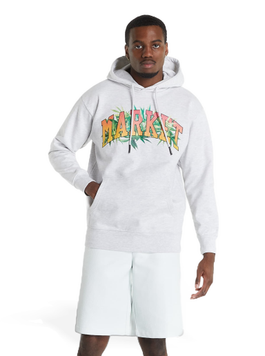 Sweatshirt MARKET Arc Herbal Remedy Hoodie Grå | 397000351