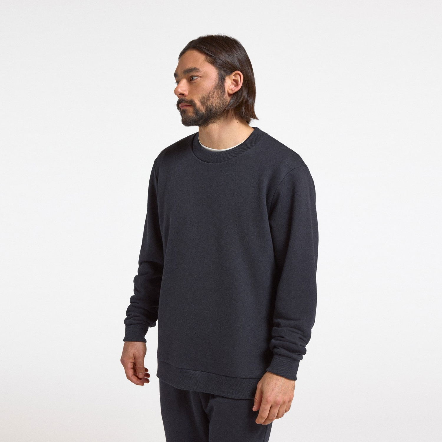 Sweater Allbirds Merino Blend Sweatshirt, Size Small Svart | A11218M, 0