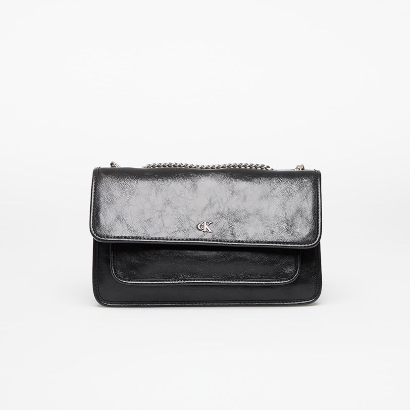 Axelväska CALVIN KLEIN Calvin Klein Jeans Chain Flap Bag Svart | LV04K3084G UB1