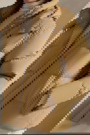 Pufferjacka Polo by Ralph Lauren Winter Matte Poly Down Puffer Jacket Beige | 211971190001, 3