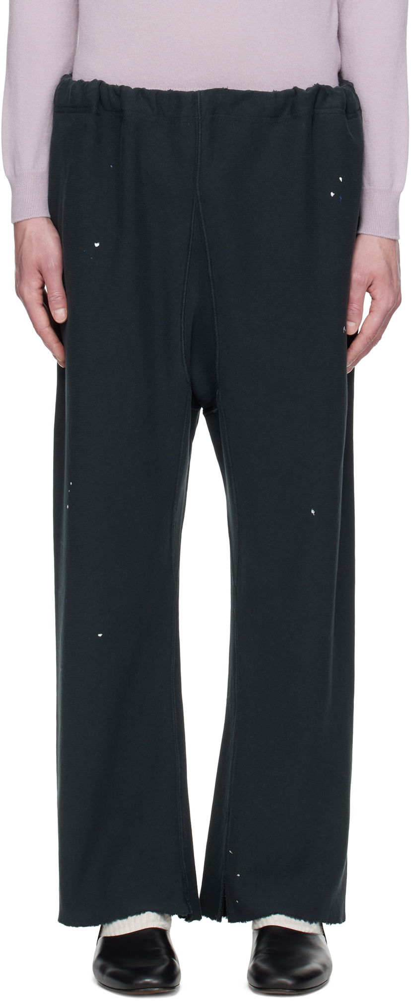 Träningsbyxor Maison Margiela Maison Margiela Distressed Sweatpants Grön | S50KA0677 M25019