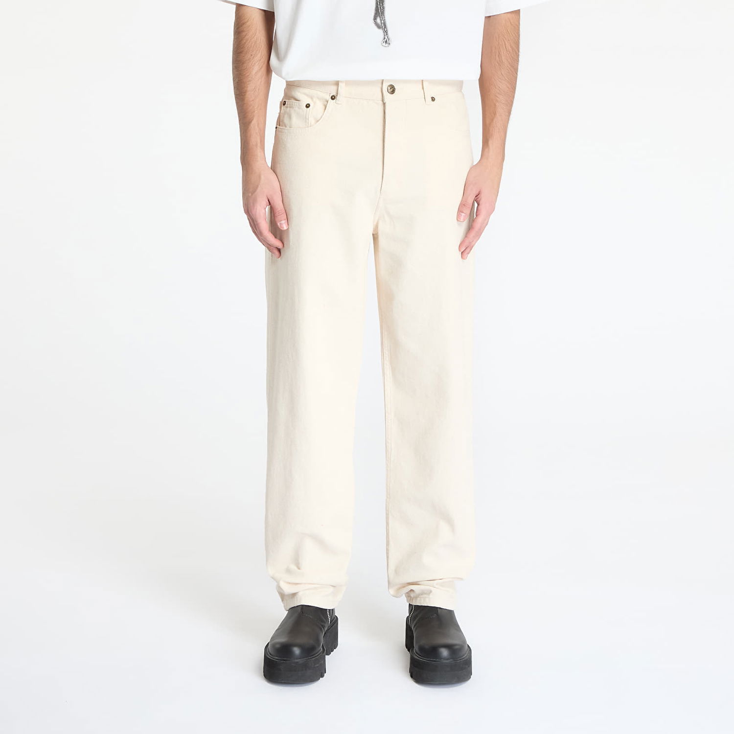Jeans A.P.C. A.P.C. Fairfax Jeans Beige | COHGI-M09156 AAD, 0