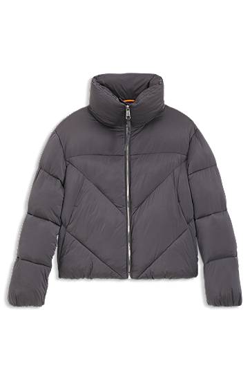 Pufferjacka BOSS Lustrous Puffer Jacket Grå | 50548035