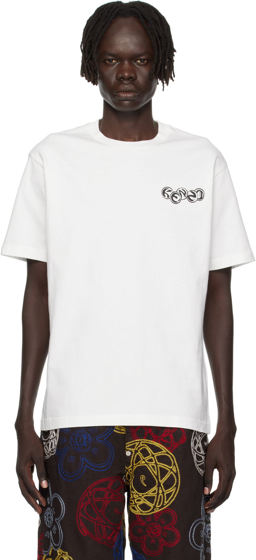 T-shirt KENZO Kenzo Paris 'KENZO Pachinko' Classic T-Shirt Vit | FF65TS2624SG