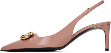 Sneakers och skor Dolce & Gabbana Dolce&Gabbana Polished Calfskin Slingback Heels Rosa | CG0894 A1037, 2