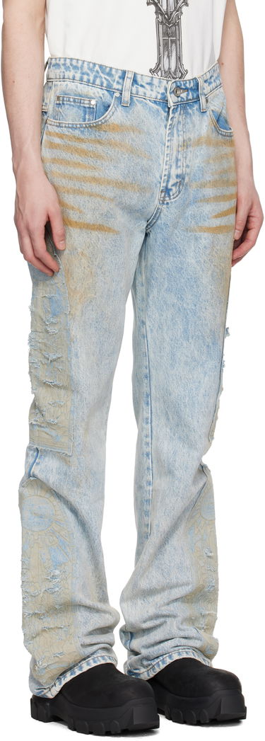 Jeans Who Decides War Who Decides War Mechanic Signature Jeans Blå | 1120840009SS25, 1