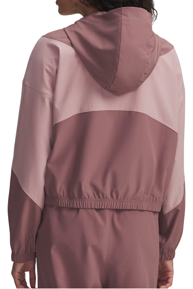 Vindjacka Under Armour Rival Woven Color-Block Full-Zip Hooded Jacket Rosa | 6004849-651, 1