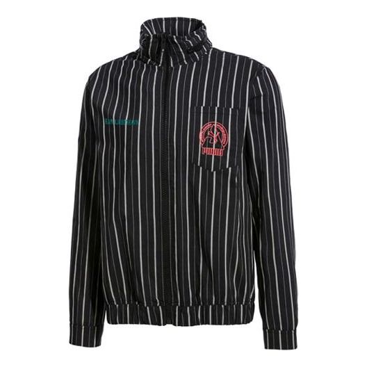 Vindjacka Puma HAN Crossover Stripe Embroidered Woven Jacket Svart | 578246-01