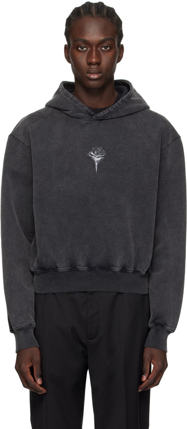 Sweatshirt Han Kjøbenhavn Han Kjobenhavn Rose Hoodie Svart | M-133219