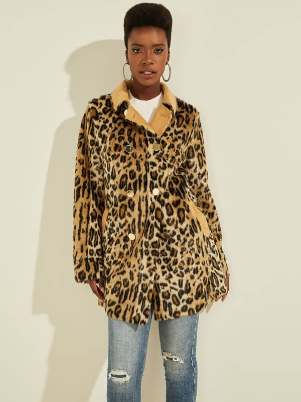 Jacka GUESS Reversible Faux Fur Gul | W1BL60WEAC0, 0