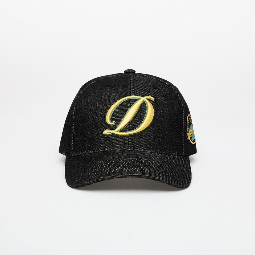 Keps Dime DIME Cursive D Full Fit Cap Svart | DIME2SP2519BLK