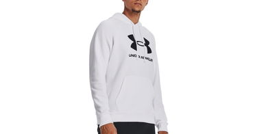 Sweatshirt Under Armour Rival Fleece Vit | 1379758-100, 1
