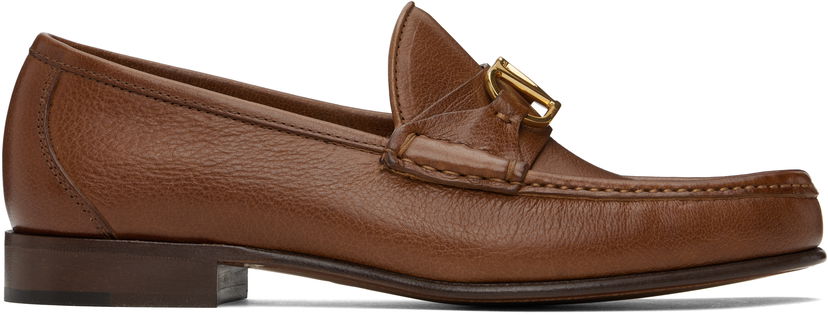 Skovård Valentino Valentino Garavani VLogo Signature Buffalo Loafers Brun | 6Y2S0J68MIL