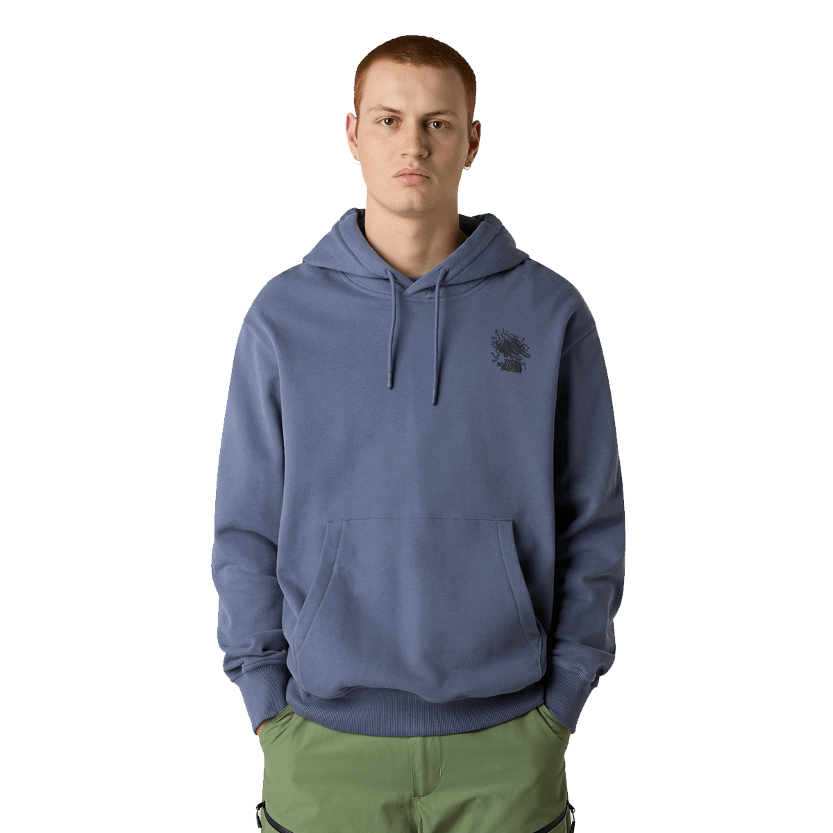 Sweatshirt The North Face POWDER DAYS Relaxed Graphic Hoodie Blå | NF0A8E4GBTR1, 0