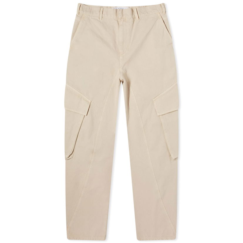Cargo byxor JW Anderson Twisted Cargo Trousers Beige | TR0346-PG1476-003