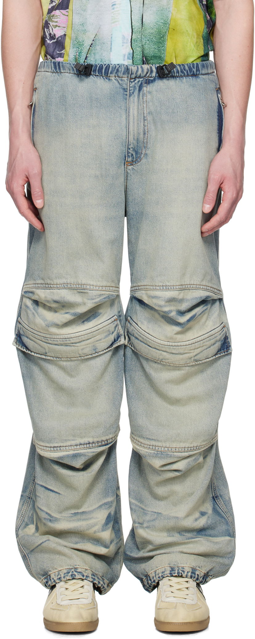 Cargo byxor Diesel Relaxed D-Dayetz Jeans by Diesel Blå | A17317-0ABDF-01