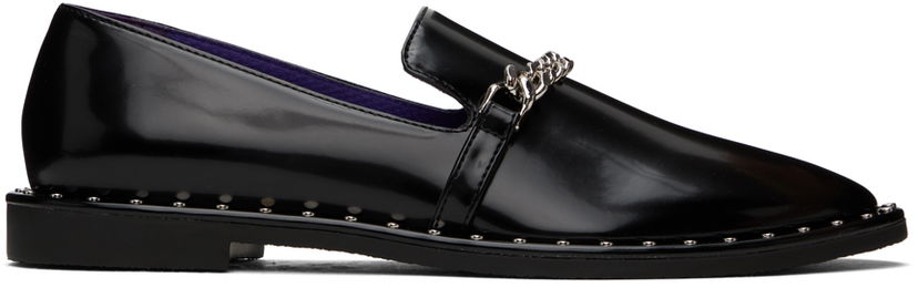 Sneakers och skor Stella McCartney Falabella Chain Loafers Svart | 810298AP0210