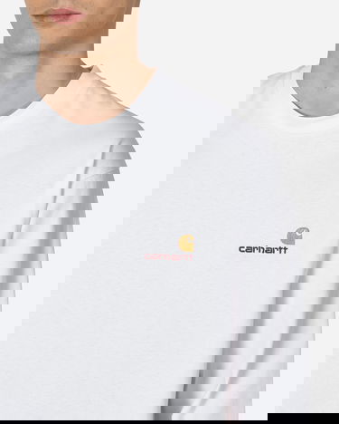T-shirt Carhartt WIP American Script Vit | I029955 02XX, 5