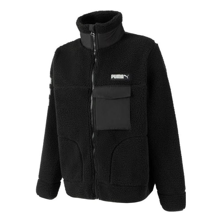 Jacka Puma Art Of Sherpa Zip Jacket Svart | 539707-01