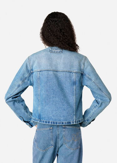 Jacka AXEL ARIGATO Collarless Denim Jacket Blå | A3051001, 3