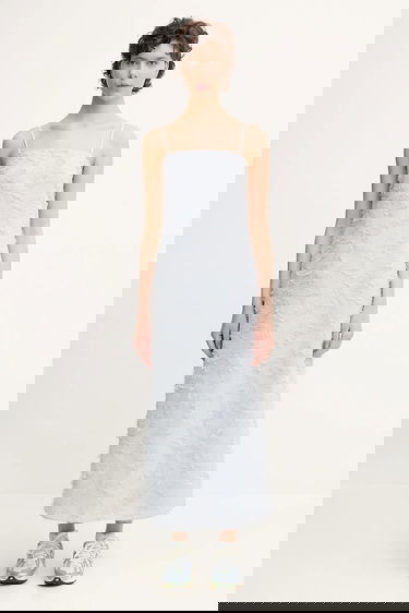 Klä Samsoe Samsoe Samsoe Samsoe SALAZIO Maxi Dress Blå | F25200087, 0