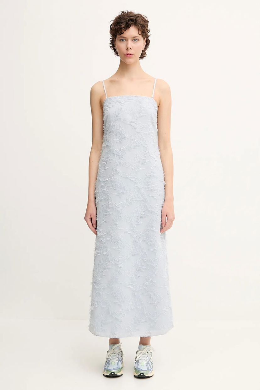 Klä Samsoe Samsoe Samsoe Samsoe SALAZIO Maxi Dress Blå | F25200087