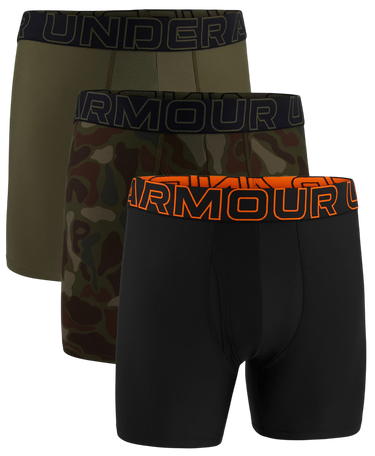 Boxare Under Armour Under Armour Print 6in Boxer Shorts (3-Pack) Grön | 1383879-392, 2