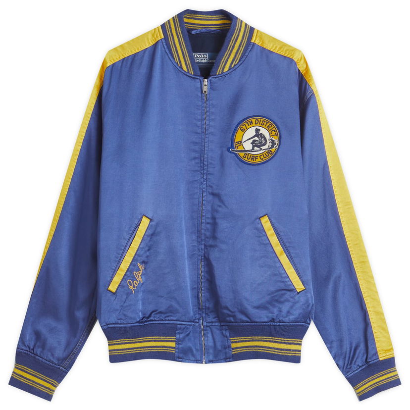 Bomberjacka Polo by Ralph Lauren Ralph Lauren Letterman Lined Bomber Jacket Blå | 710964567001
